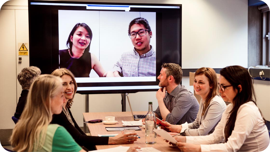 Strategic meeting via video conference. #WirelessInternet #WiFiProviders