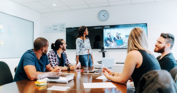 A young child picking a movie to watch using a fast, reliable and affordable internet connection