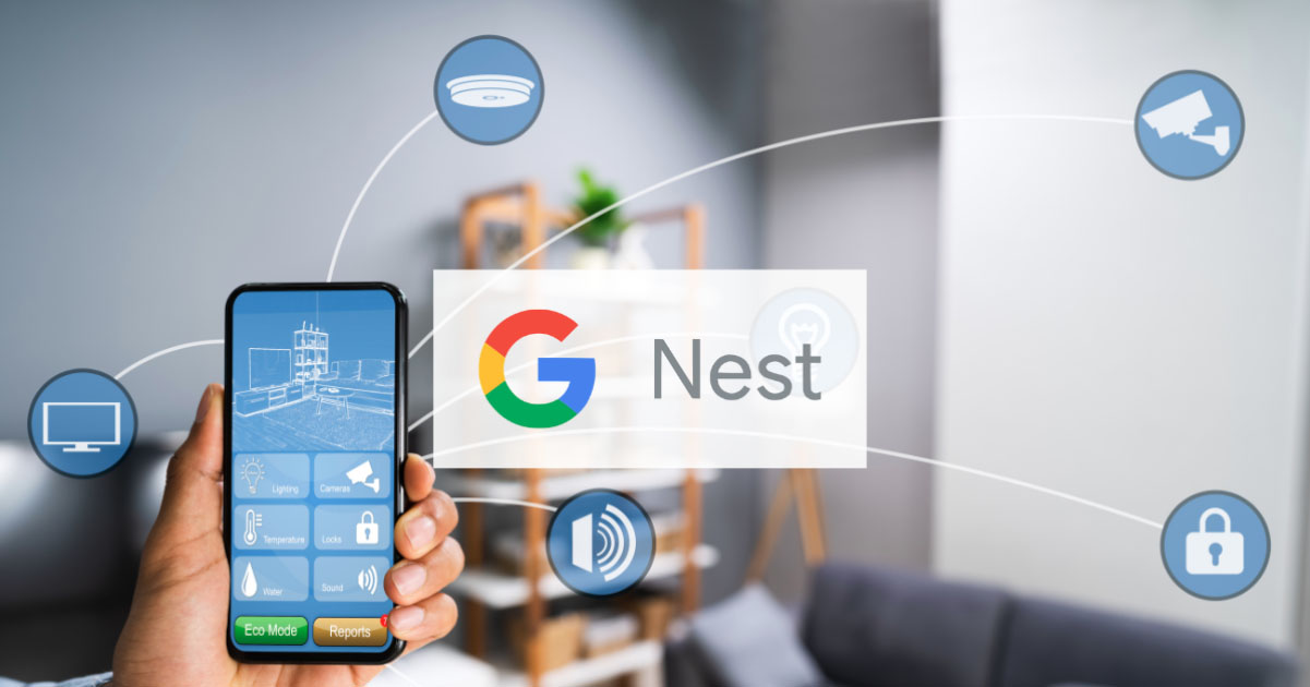 Smart home featuring Google Nest for wireless control | #InternetInMyArea