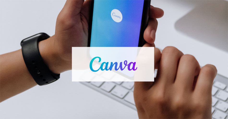 Canva app on smartphone for graphic design #bestinternetprovider #wififorhome